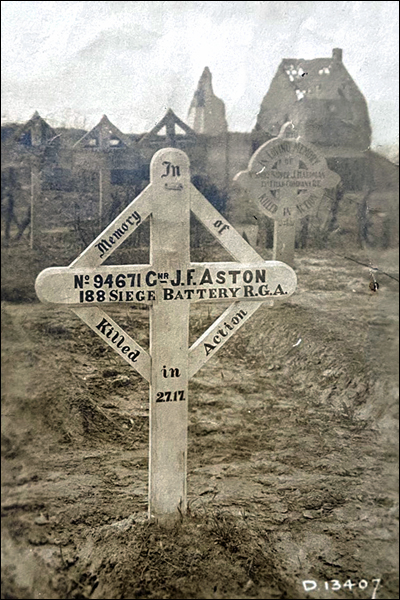 Aston Joseph Frank Original Grave 96