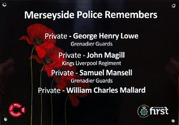 Mansell Samuel MerseysidePoliceMemorial