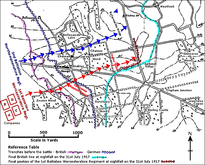 Morris HC map 31July1917