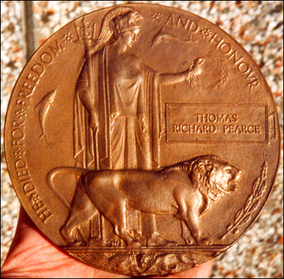 Pearce Thomas Plaque