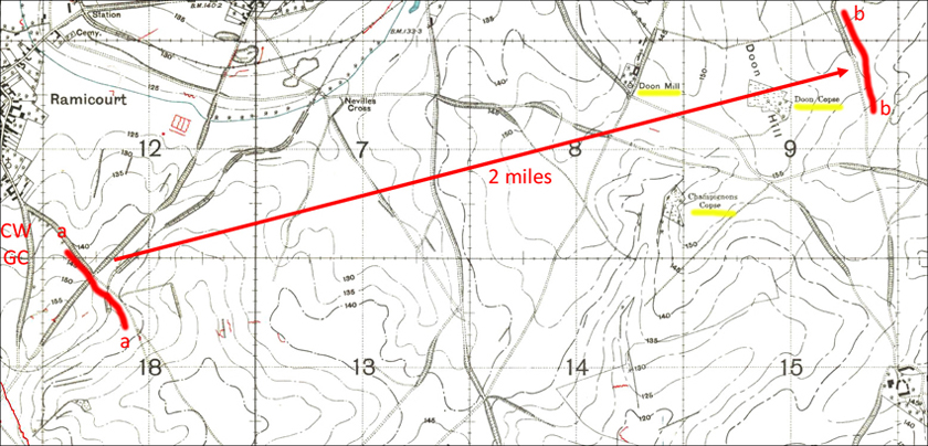 Wall Ernest Ramicourt to Doon Copse small